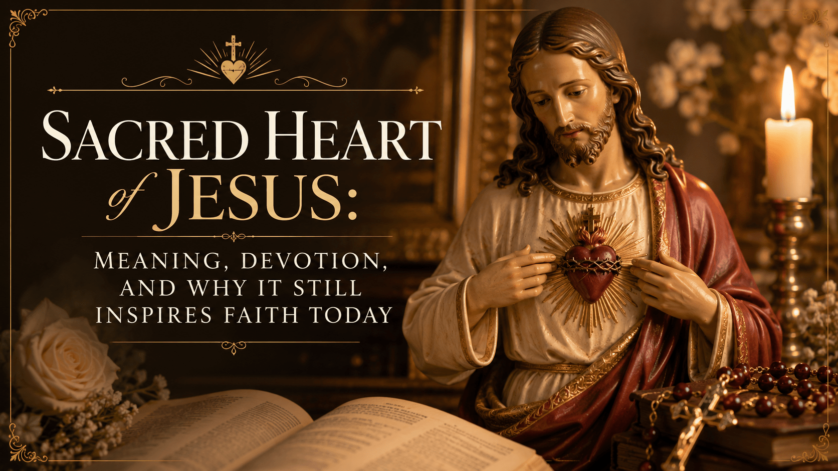 The Sacred Heart of Jesus: Meaning, Devotion & a Simple Prayer for Your Home - Sylva