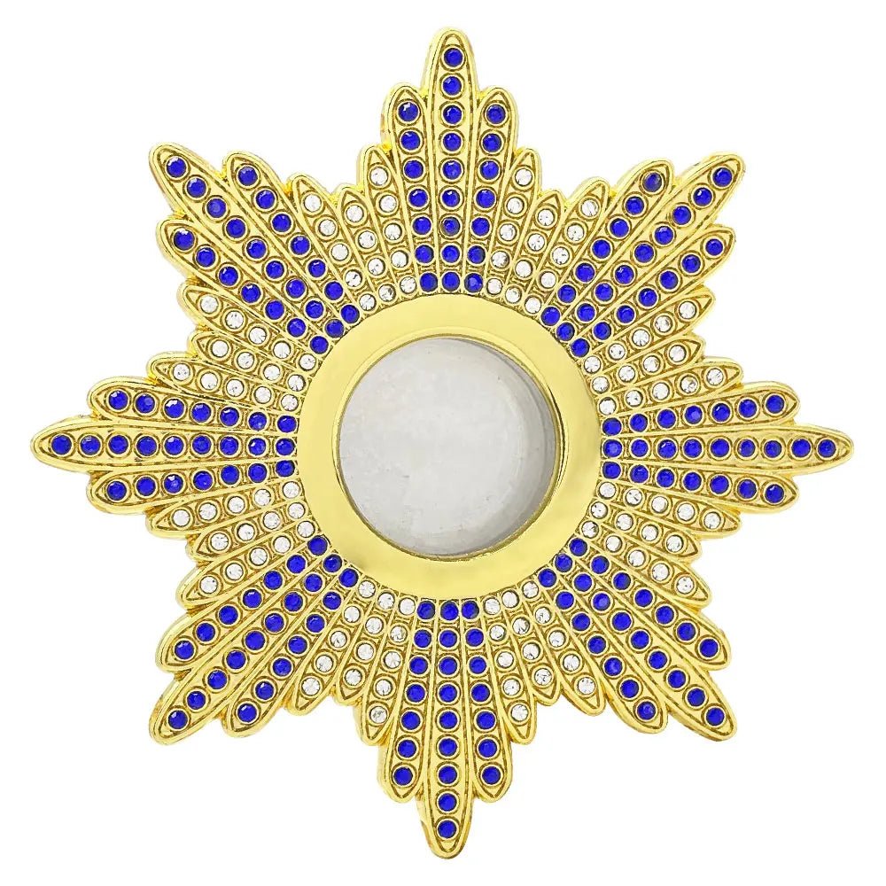 Orthodox-Style Sunburst Reliquary Case – 3 Inch Christian Keepsake Holder - Sylva