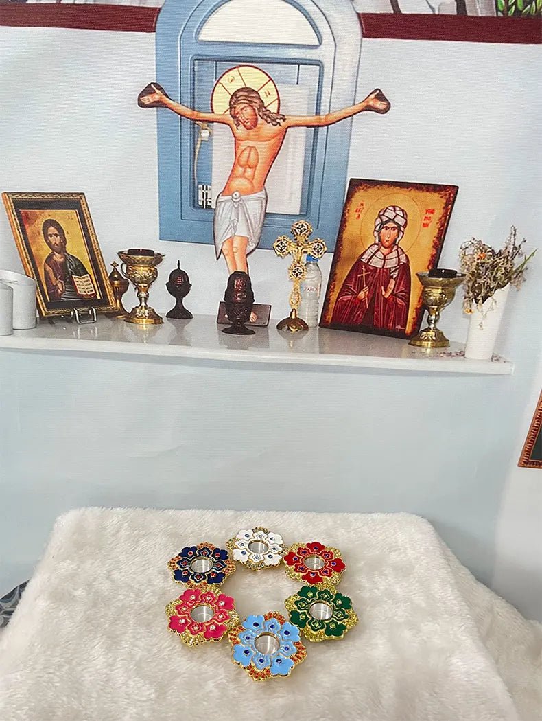 Orthodox-Style Floral Reliquary Case – Decorative Christian Keepsake Holder - Sylva