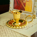 Gold-Plated Communion Cup Set – Christian Church Ceremonial Vessel & Mass Supplies
