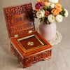 Gold-Tone Mini Reliquary-Style Holder – Ornate Religious Keepsake Display
