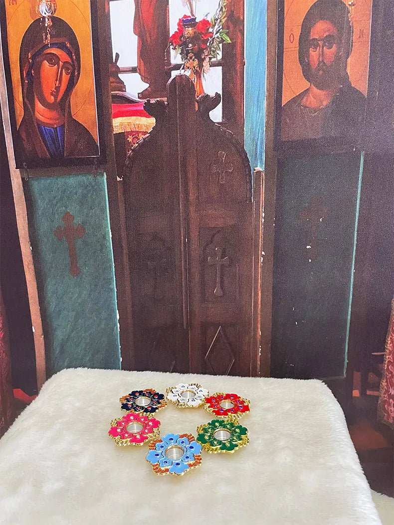 Orthodox-Style Floral Reliquary Case – Decorative Christian Keepsake Holder - Sylva