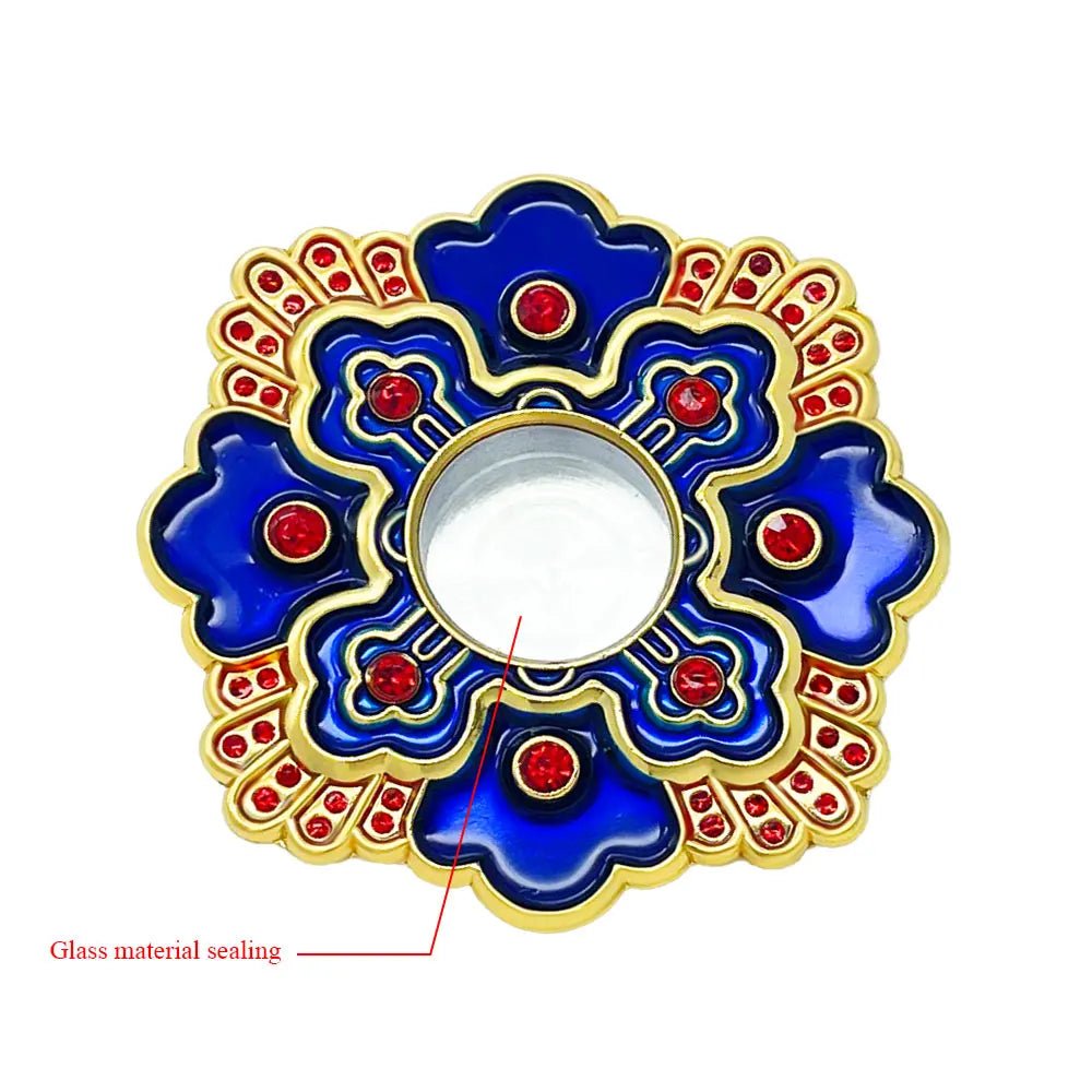 Orthodox-Style Floral Reliquary Case – Decorative Christian Keepsake Holder - Sylva