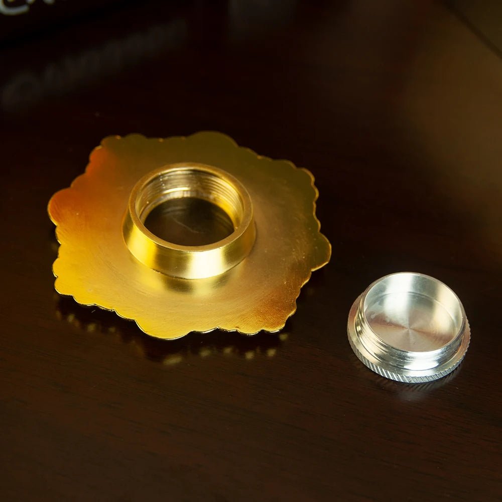Orthodox Holy Relic Grail Box – Gold-Plated Communion Relic Holder for Rosary & Sacred Relics - Sylva