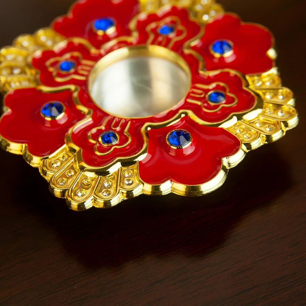 Orthodox Holy Relic Grail Box – Gold-Plated Communion Relic Holder for Rosary & Sacred Relics - Sylva