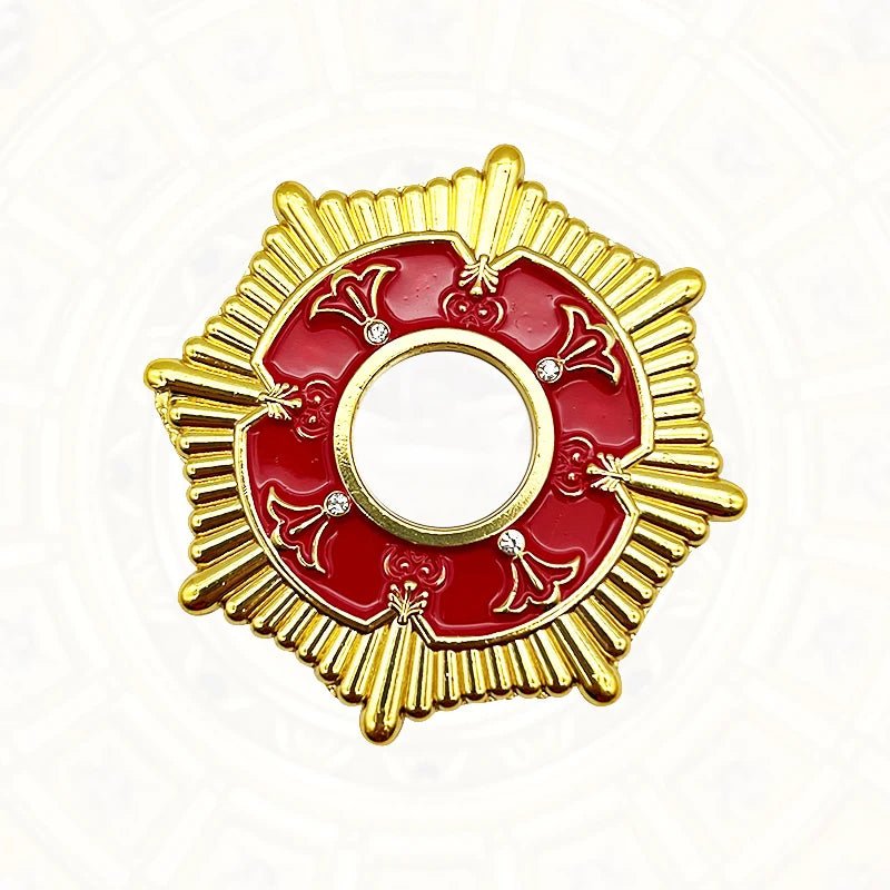 Orthodox Jerusalem Cross Relic Case – Gold-Tone Christian Keepsake Holder - Sylva