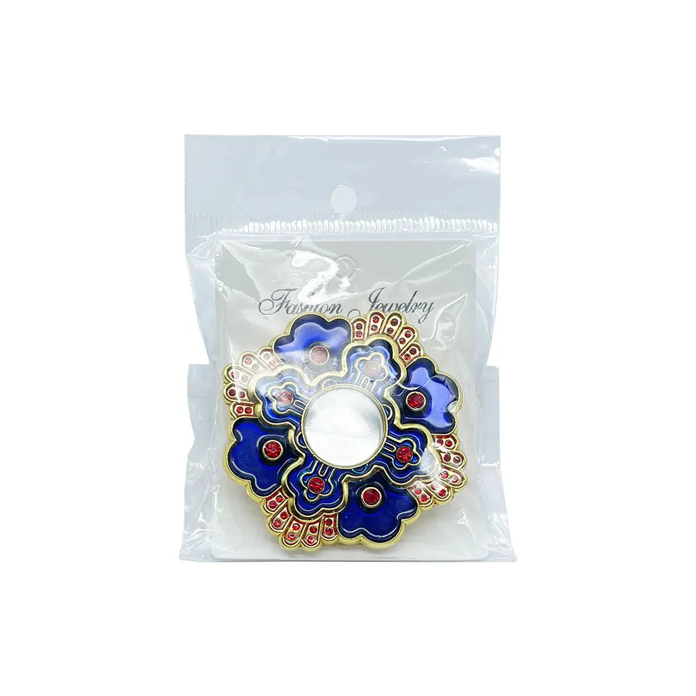 Orthodox-Style Floral Reliquary Case – Decorative Christian Keepsake Holder