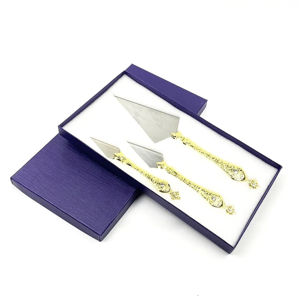 Orthodox Church Liturgical Knife Set – Decorative Metal Ritual Knives for Religious Ceremonies (3 Sizes) - Sylva