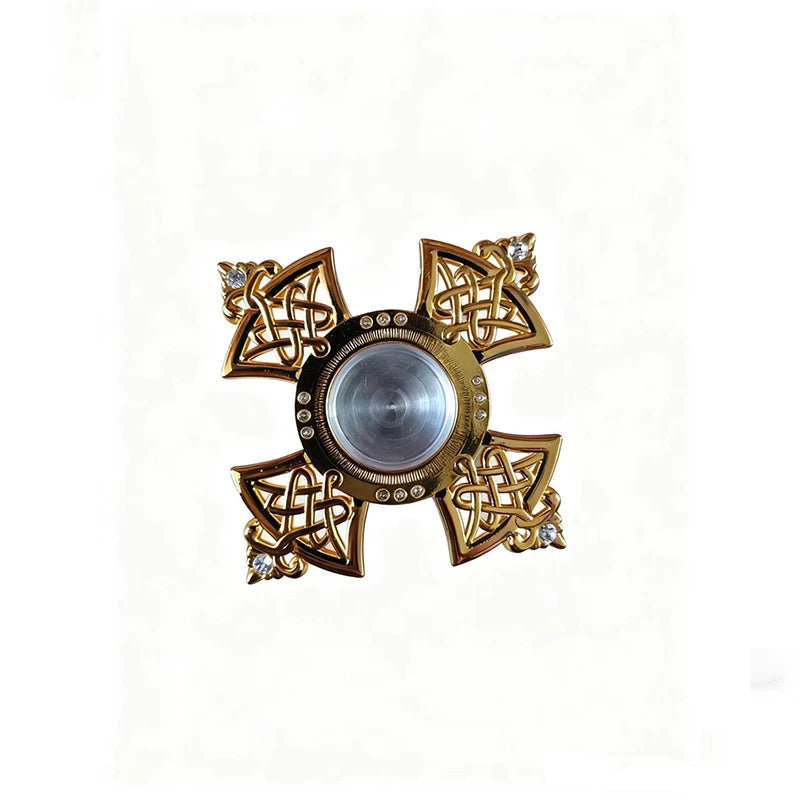 Orthodox Metal Reliquary Box with Decorative Emblems – Antique Religious Relic Holder for Home Chapel, Prayer Altar & Christian Devotion