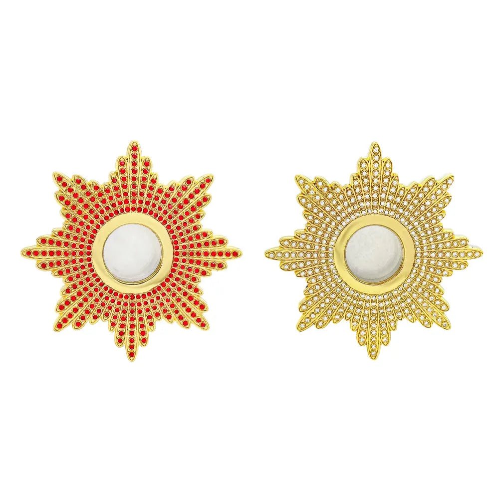 Orthodox-Style Sunburst Reliquary Case – 3 Inch Christian Keepsake Holder - Sylva