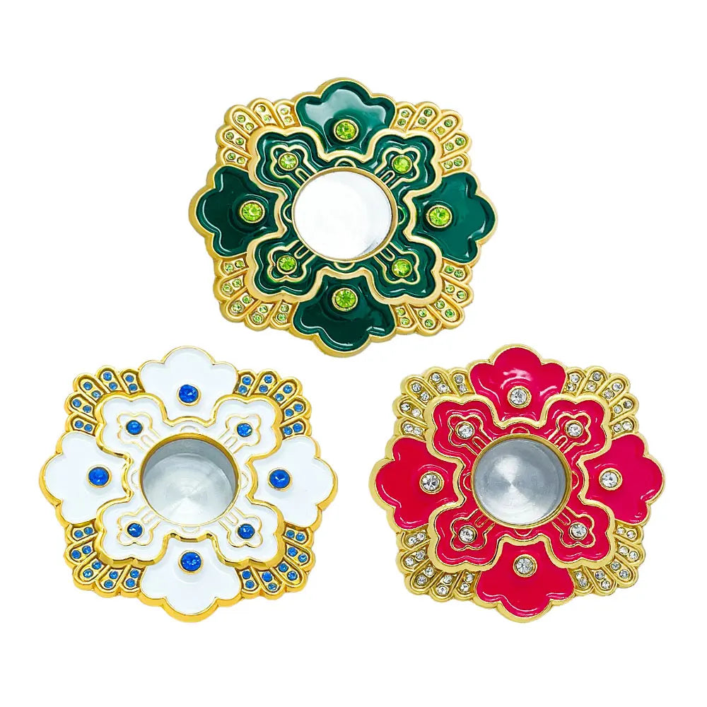 Orthodox-Style Floral Reliquary Case – Decorative Christian Keepsake Holder