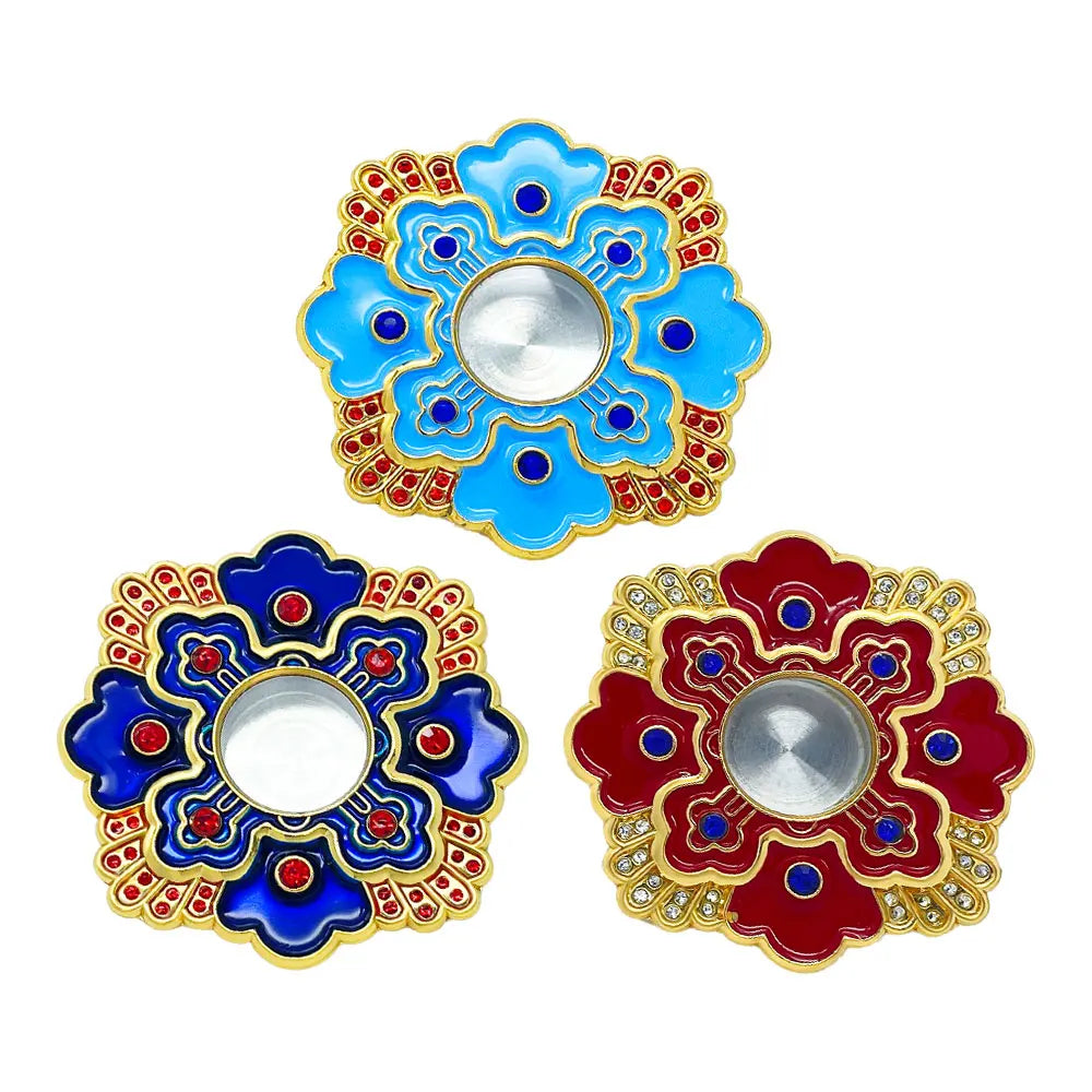 Orthodox-Style Floral Reliquary Case – Decorative Christian Keepsake Holder