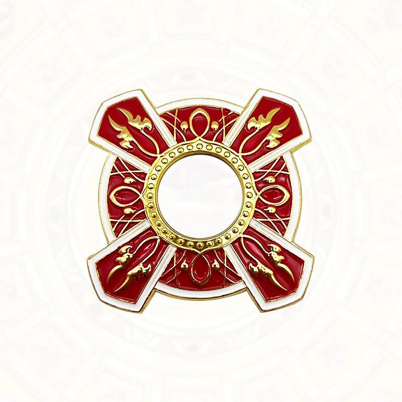 Orthodox Jerusalem Cross Relic Case – Gold-Tone Christian Keepsake Holder - Sylva
