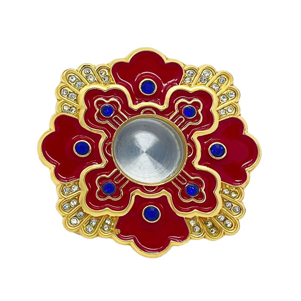 Orthodox-Style Floral Reliquary Case – Decorative Christian Keepsake Holder