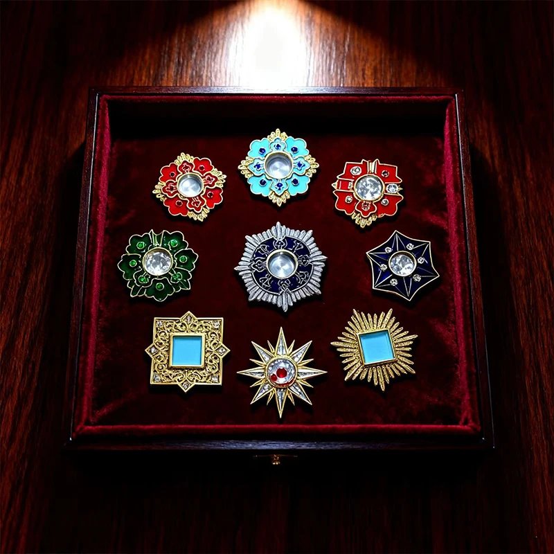 Orthodox Metal Reliquary Box with Decorative Emblems – Antique Religious Relic Holder for Home Chapel, Prayer Altar & Christian Devotion