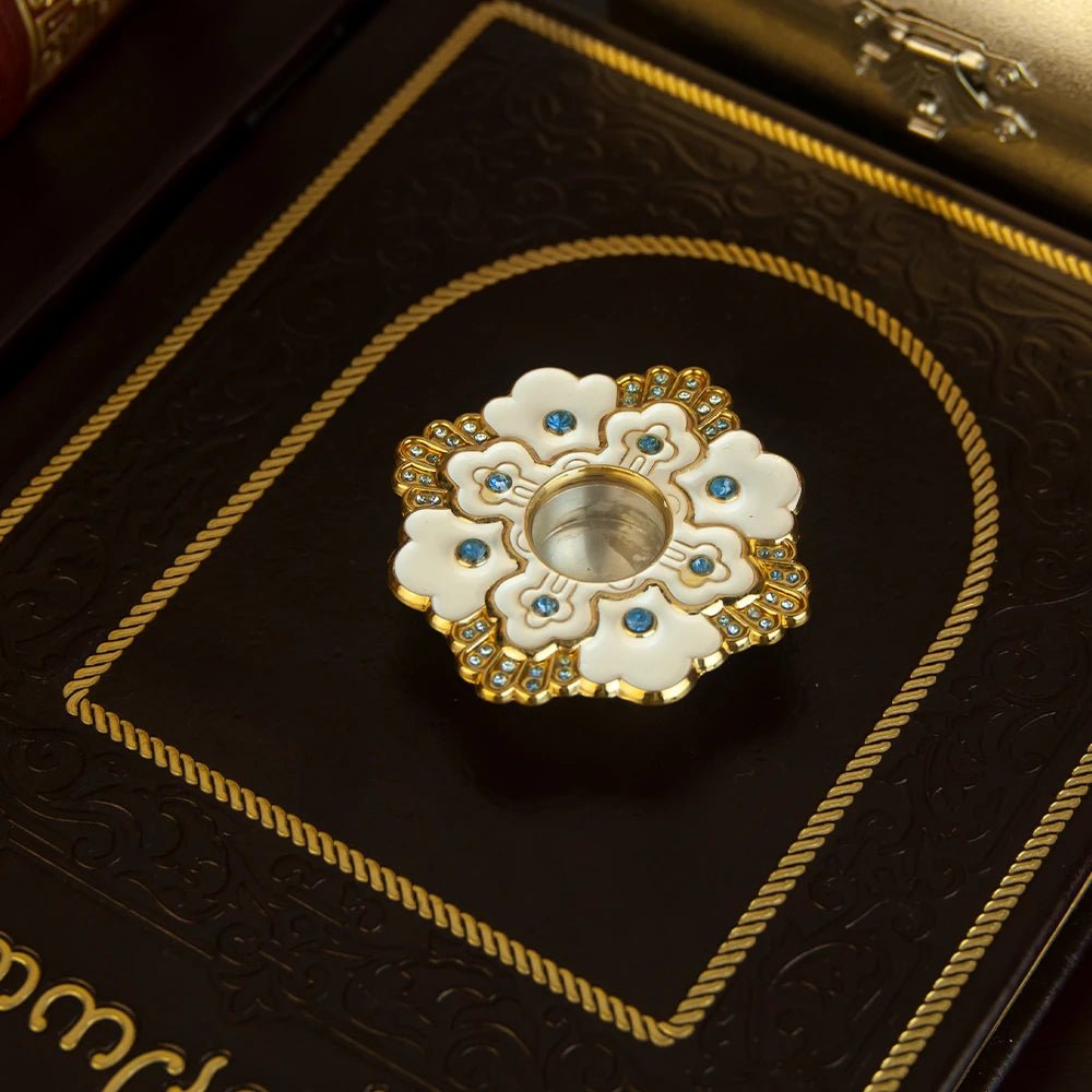 Orthodox Holy Relic Grail Box – Gold-Plated Communion Relic Holder for Rosary & Sacred Relics - Sylva
