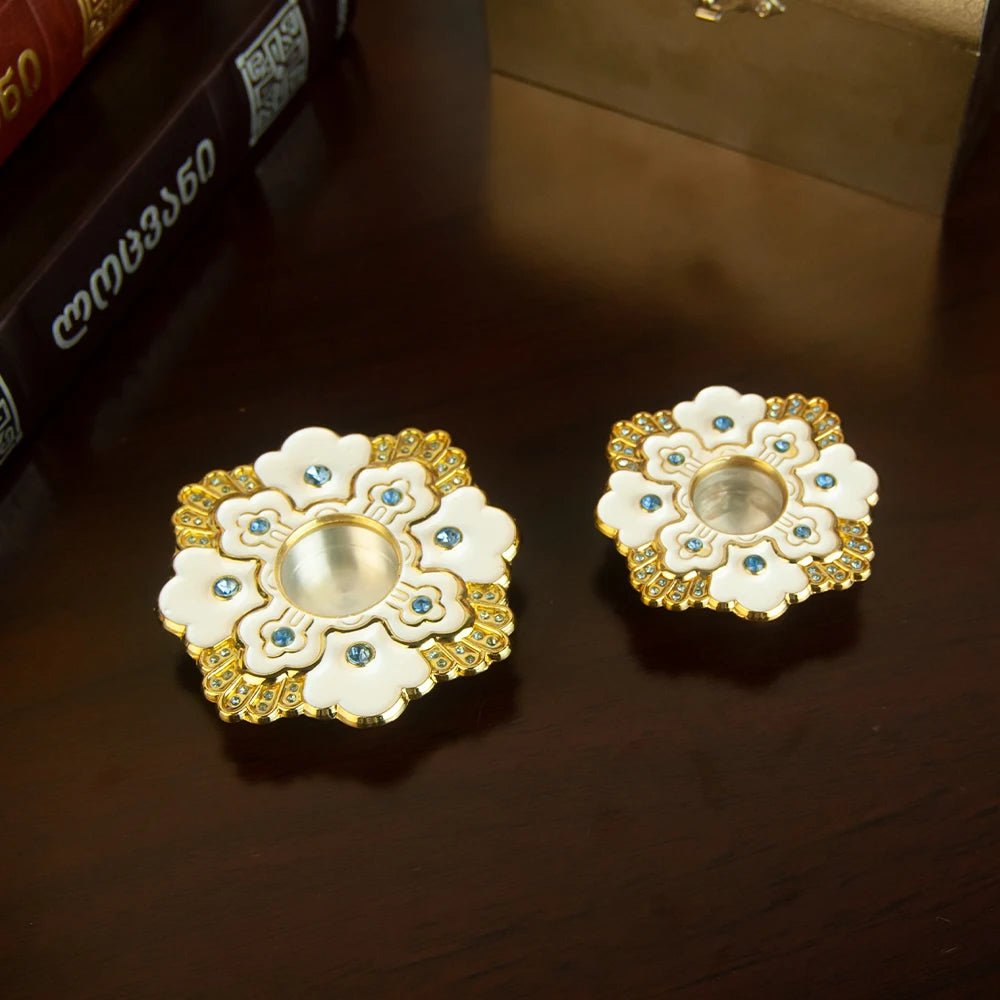 Orthodox Holy Relic Grail Box – Gold-Plated Communion Relic Holder for Rosary & Sacred Relics - Sylva
