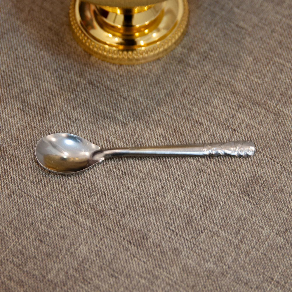 Orthodox Incense Burner with Spoon – Greek Style Church Censer for Prayer & Worship