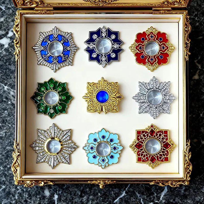Orthodox Metal Reliquary Box with Decorative Emblems – Antique Religious Relic Holder for Home Chapel, Prayer Altar & Christian Devotion