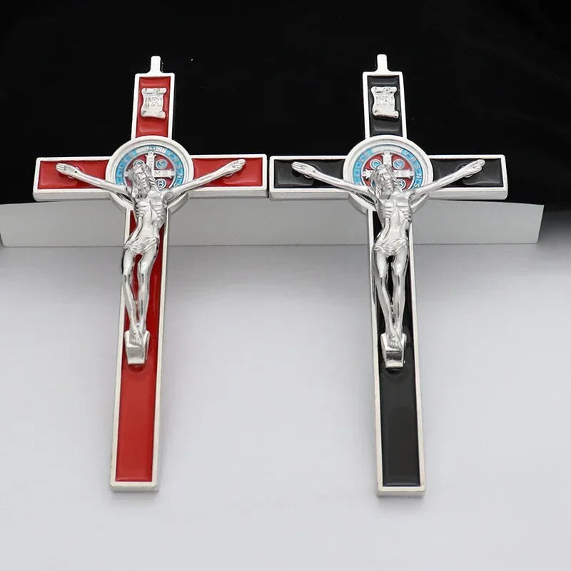 Saint Benedict Crucifix Cross – 19.2cm Catholic Jesus Wall & Prayer Cross