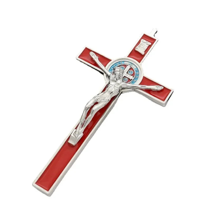 Saint Benedict Crucifix Cross – 19.2cm Catholic Jesus Wall & Prayer Cross
