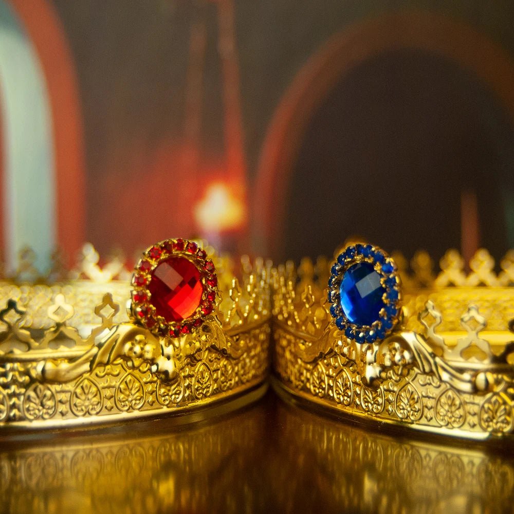 Eastern Orthodox Wedding Crown – Gold-Plated Byzantine Ceremonial Crown - Sylva