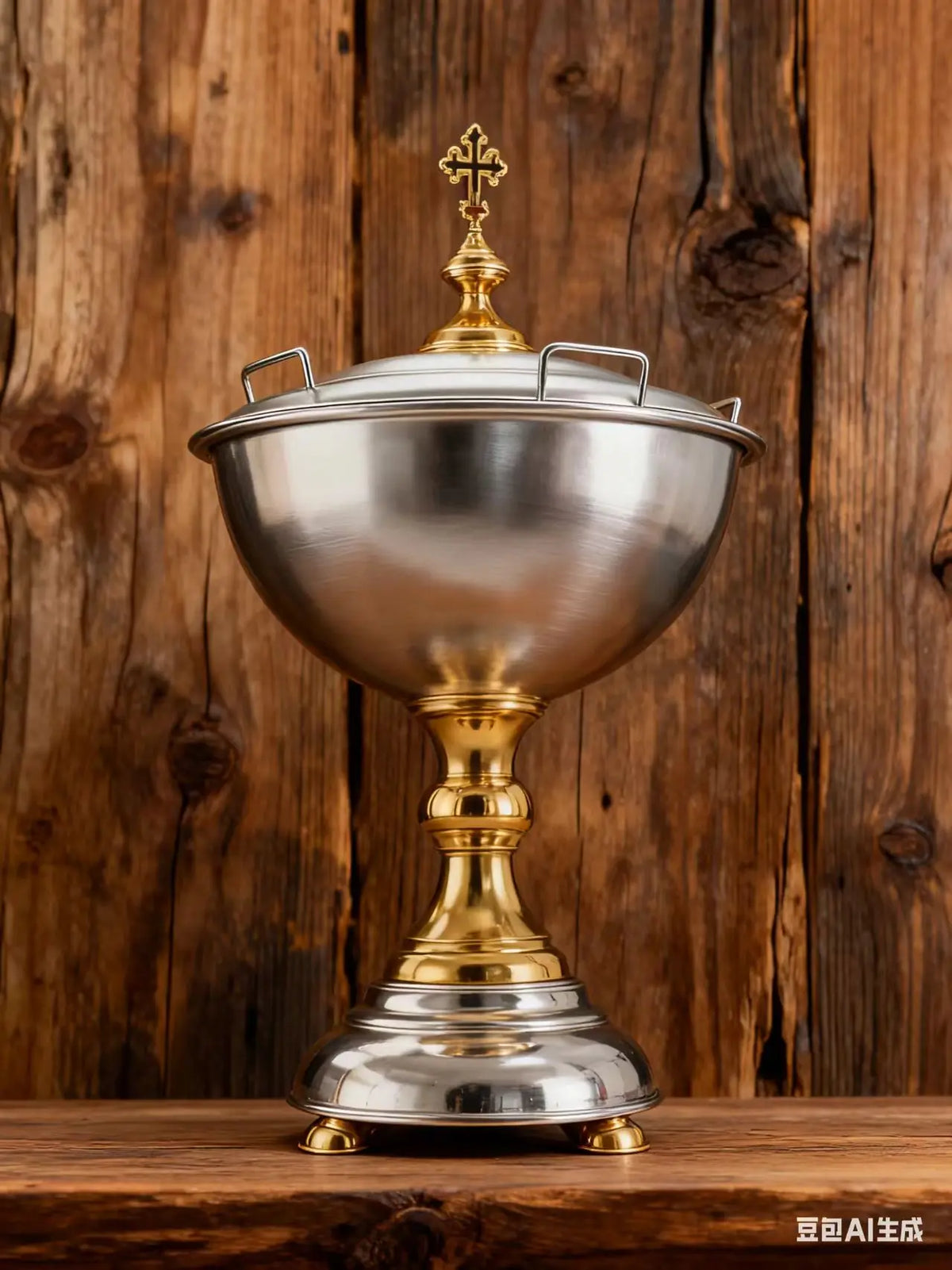 Gold-Plated Altar Chalice Cup – Church Communion & Ceremonial Vessel - Sylva