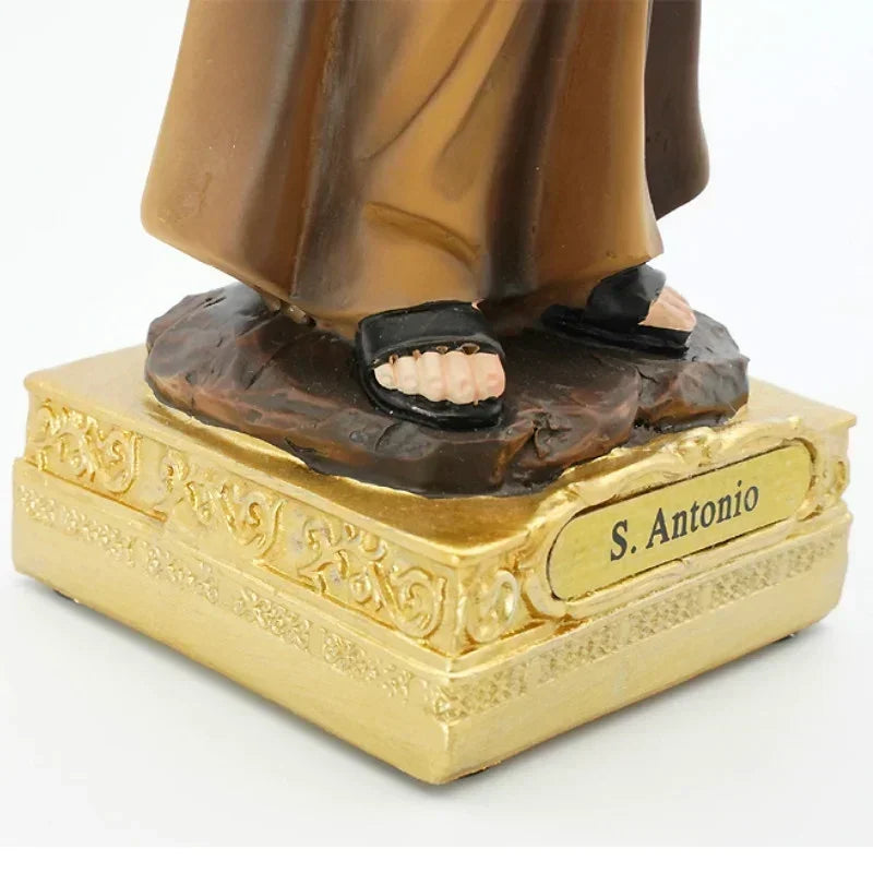 Saint Anthony with Baby Jesus Catholic Statue – Resin Home Altar Decor