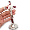 Standing Jesus Crucifix Cross – Catholic Alloy Prayer & Altar Decor