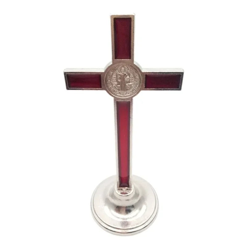 Standing Jesus Crucifix Cross – Catholic Alloy Prayer & Altar Decor