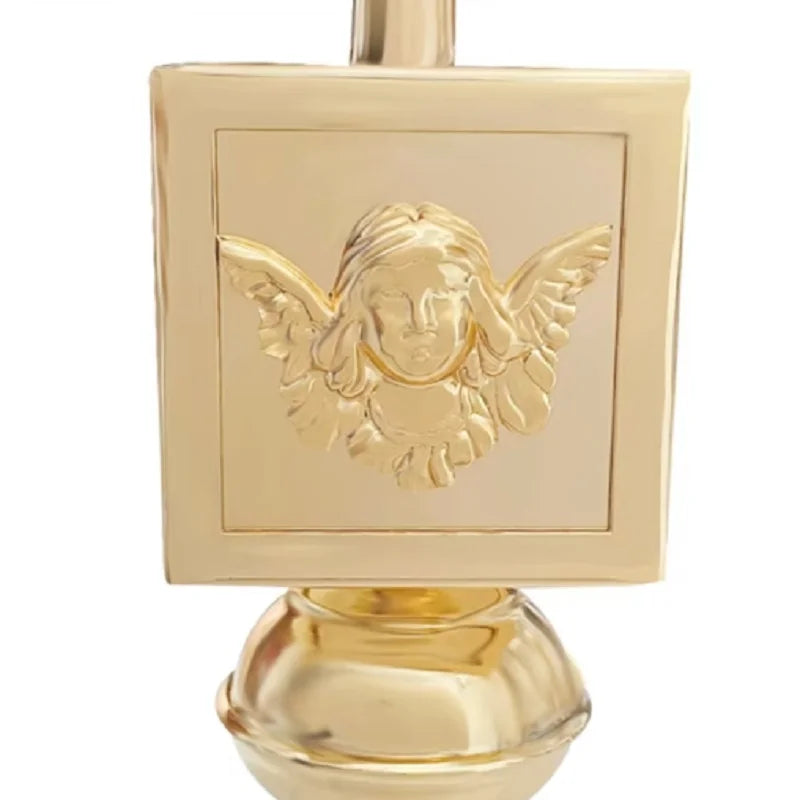 Large Orthodox Processional Cross – Gold Alloy Jesus Crucifix for Church Liturgy