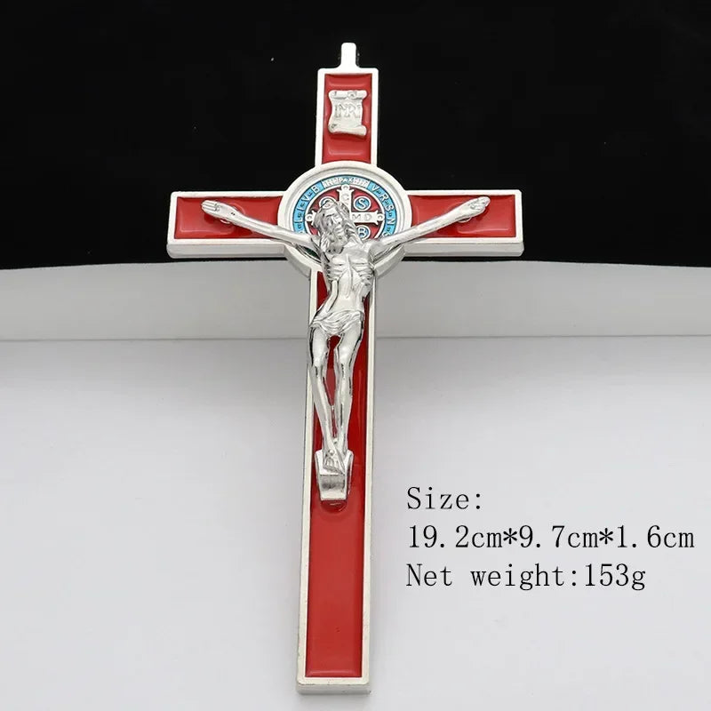 Saint Benedict Crucifix Cross – 19.2cm Catholic Jesus Wall & Prayer Cross