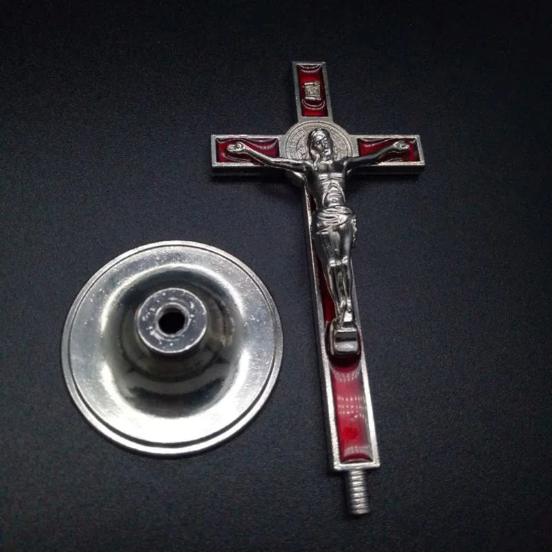 Standing Jesus Crucifix Cross – Catholic Alloy Prayer & Altar Decor