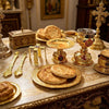 Orthodox Altar Set – Gold Chalice, Diskos & Asterisk Star for Divine Liturgy
