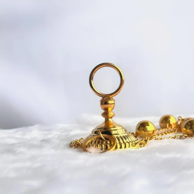 Orthodox Church Censer Thurible with 12 Bells & 4 Chains – Gold or Silver